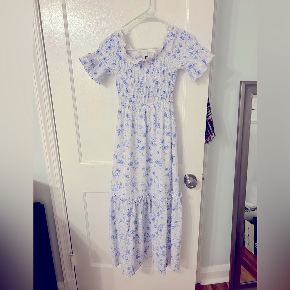 Vici off the shoulder midi dress